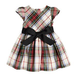 Polo Ralph Lauren Baby Girls Holiday Plaid Dress Size 9 Months